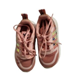 NWOB Adidas Girl's Toddler Pink Ortholite Multix Low Top Sneakers - Size 6K